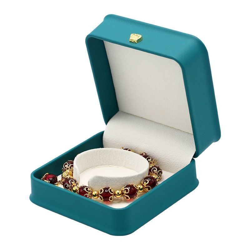 Τύπωση Custom Logo Luxury PU Jewelry Box Portable Travel Earring Jewelry Storage Bag Διπλό κουτί αποθήκευσης