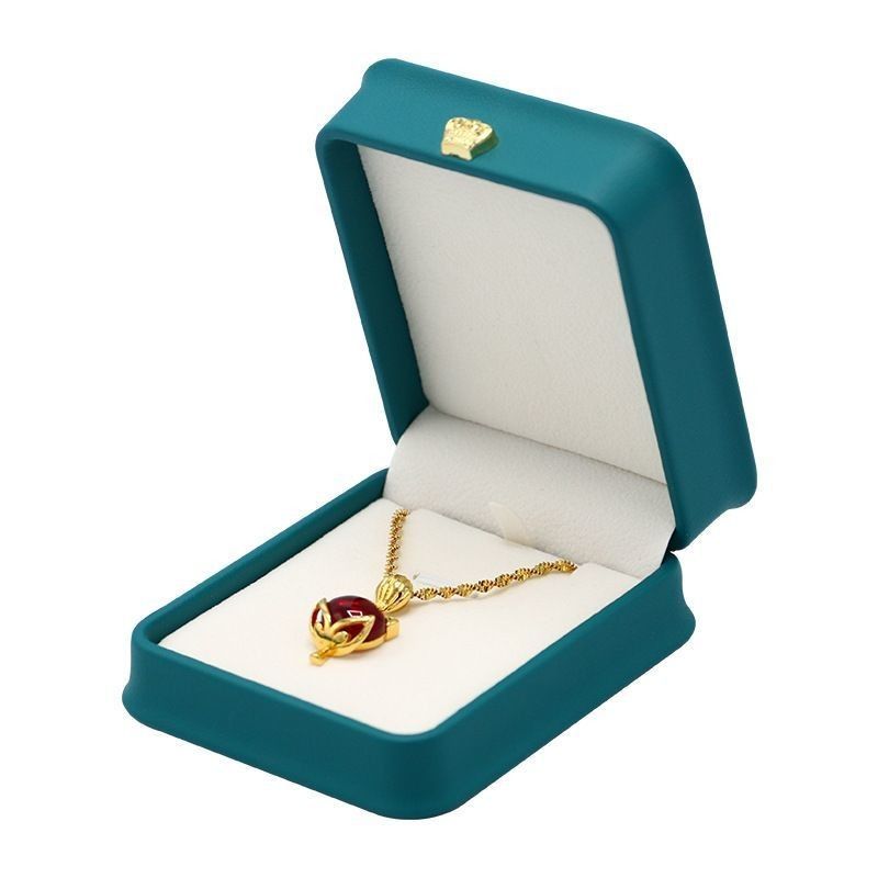 Τύπωση Custom Logo Luxury PU Jewelry Box Portable Travel Earring Jewelry Storage Bag Διπλό κουτί αποθήκευσης