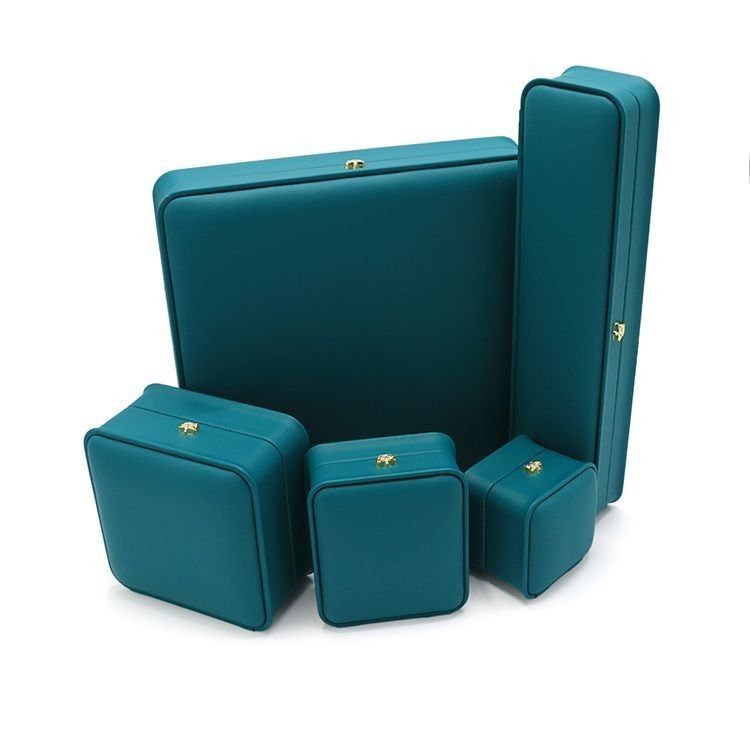 Τύπωση Custom Logo Luxury PU Jewelry Box Portable Travel Earring Jewelry Storage Bag Διπλό κουτί αποθήκευσης
