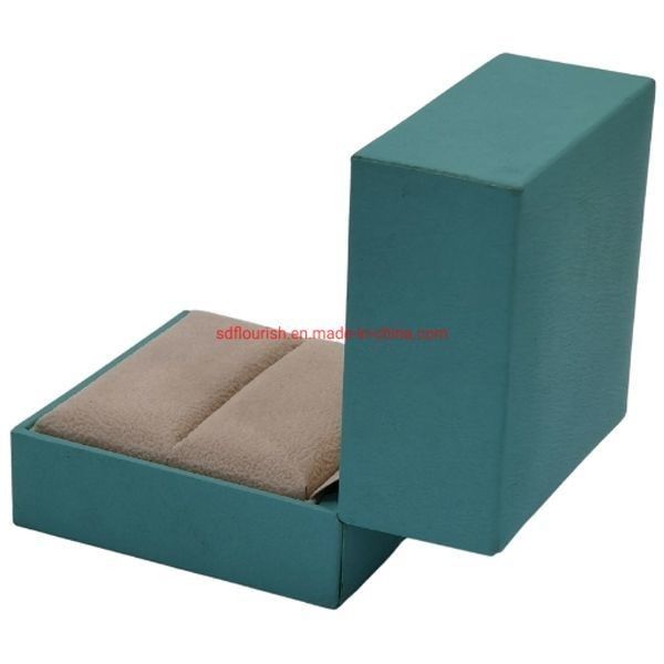 Clamshell Design Έλεγκτο Πράσινο Χρώμα Ακατασταλμένη Καρτόνι Προτεινόμενο Δαχτυλίδι Κουτί Δώρας σε μορφή CDR/EPS/JPG/TIF