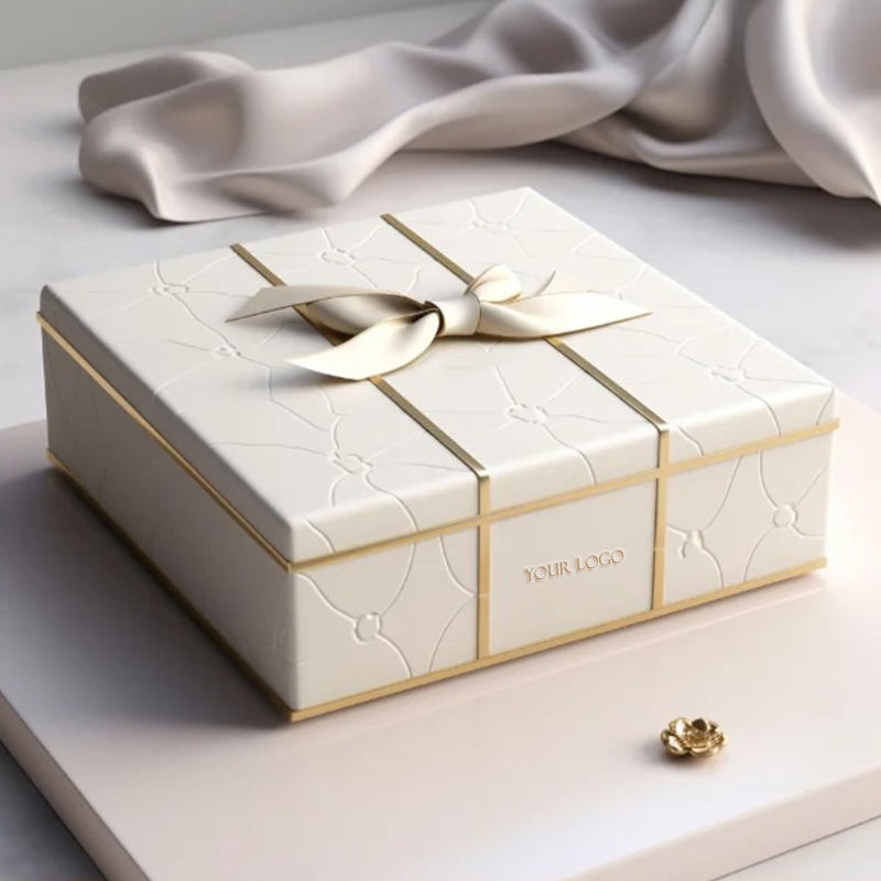 Glossy Lamination Gift Boxes Packaging for Recycled Materials and Personalized Eco-Friendly Branding